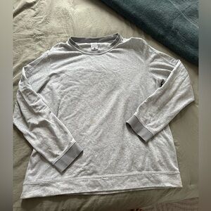Nike Light Gray Long Sleeve Crewneck